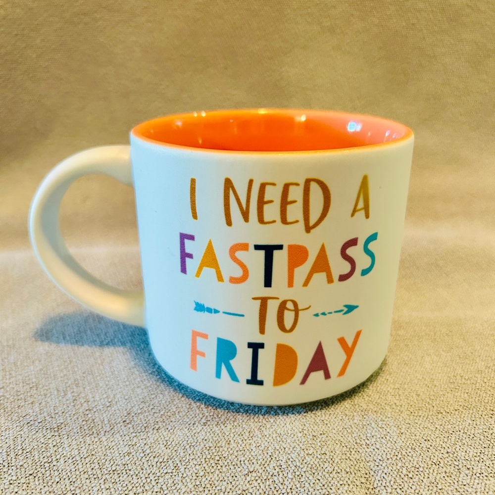 Disney Fastpass to Friday Mug